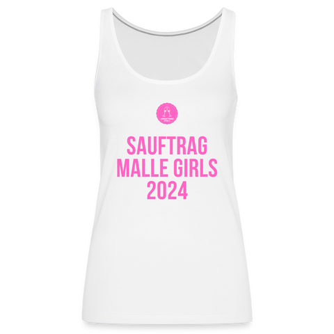 Sauftrag Malle Girls Premium Tank Top - weiß