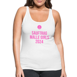 Sauftrag Malle Girls Premium Tank Top - weiß
