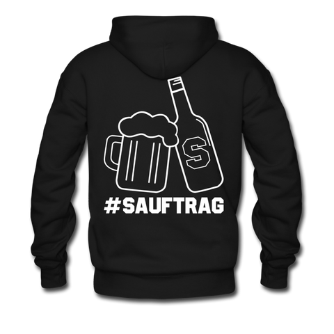 #Sauftrag Premium Hoodie - black