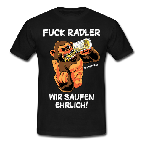 FUCK RADLER T-Shirt - Schwarz