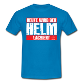 Helm lackiert T-Shirt - Royalblau