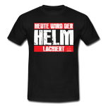 Helm lackiert T-Shirt - Schwarz