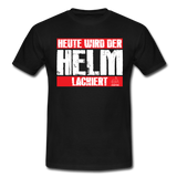Helm lackiert T-Shirt - Schwarz