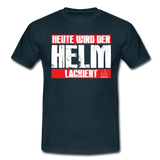 Helm lackiert T-Shirt - Navy