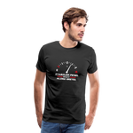 "Stabiler Pegel" -  Premium T-Shirt - Schwarz