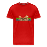 „Prima Leber“ - Männer Premium T-Shirt - Rot