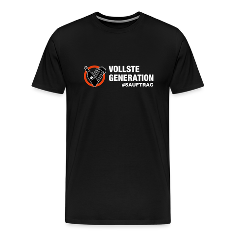 "Vollste Generation" - Männer T-Shirt - Schwarz