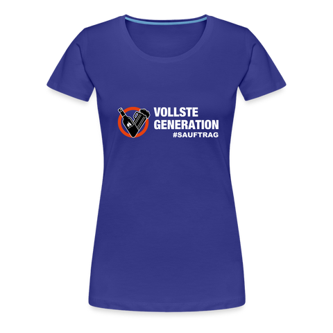 "Vollste Generation" - Frauen T-Shirt - Königsblau
