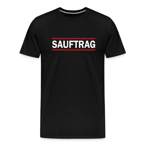 Sauftrag Shirt - Schwarz