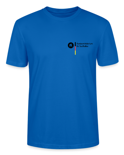 Malle T-Shirt „Bundesminister für Saufkultur“ - Pfauenblau