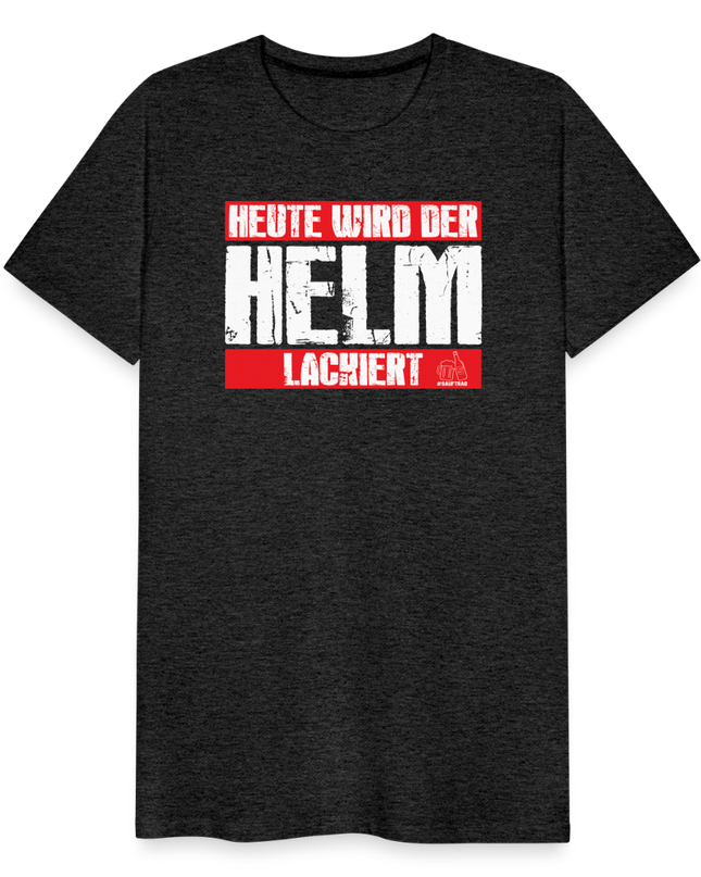 Helm lackiert T-Shirt - Anthrazit