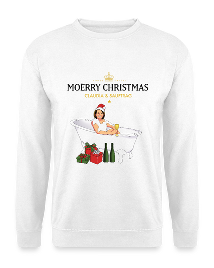 Claudia Obert x Sauftrag Pulli Unisex - Weiß