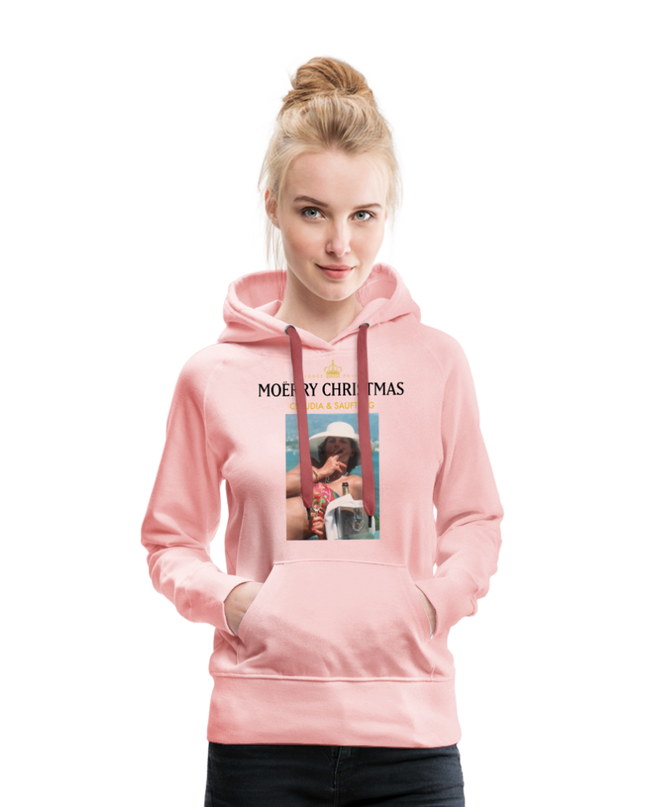 Claudia x SAUFTRAG Hoodie - Kristallrosa