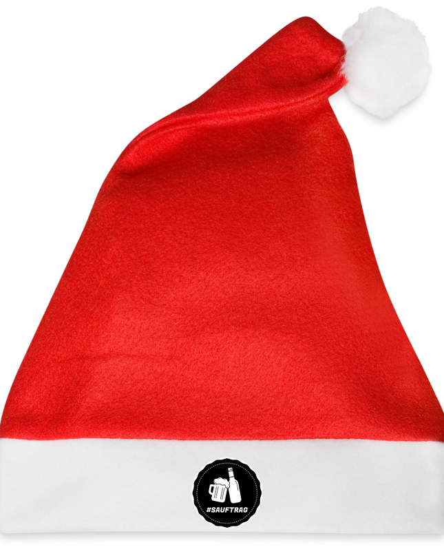 Sauftrag - Ehrliche Weihnachtsmütze - Rot