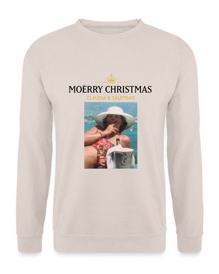 "MOËRRY CHRISTMAS" - Pulli Unisex - Sand