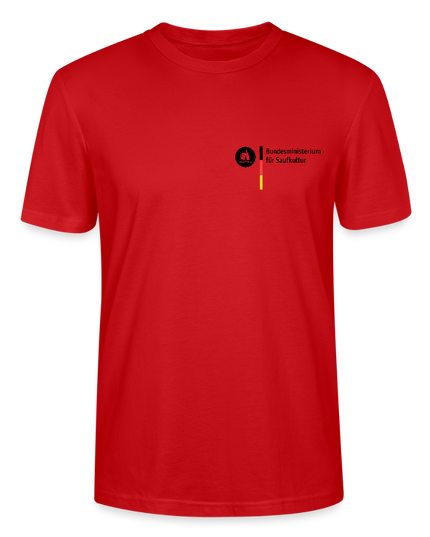 Malle T-Shirt „Bundesminister für Saufkultur“ - Rot