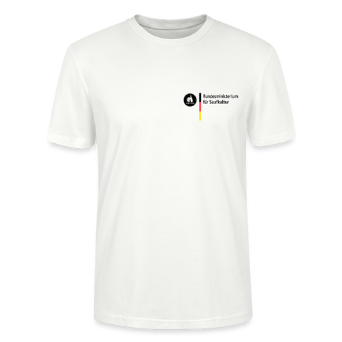 Malle T-Shirt „Bundesminister für Saufkultur“ - Weiß