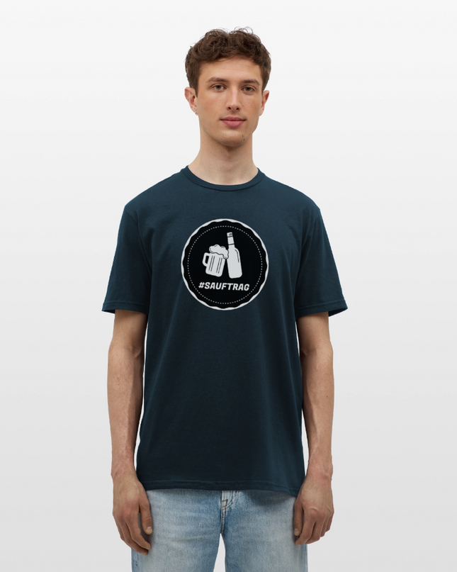 Sauftrag Klassik T-Shirt - Navy