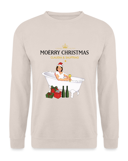 Claudia Obert x Sauftrag Pulli Unisex - Sand