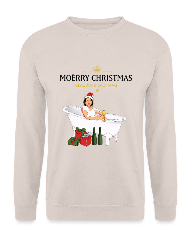 Claudia Obert x Sauftrag Pulli Unisex - Sand