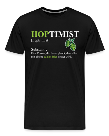 Hoptimist T-Shirt - Schwarz