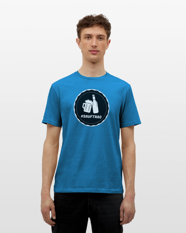 Sauftrag Klassik T-Shirt - Royalblau