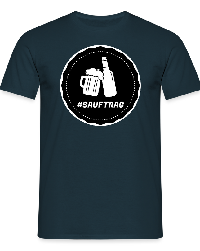 Sauftrag Klassik T-Shirt - Navy