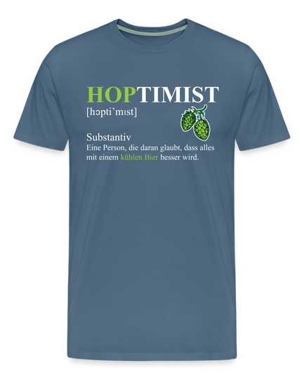 Hoptimist T-Shirt - Blaugrau