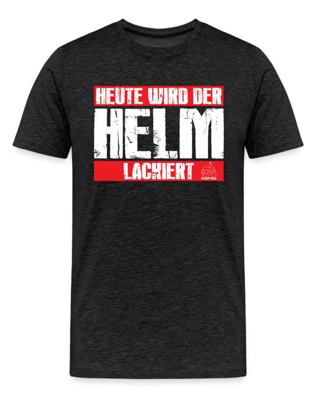 Helm lackiert T-Shirt - Anthrazit
