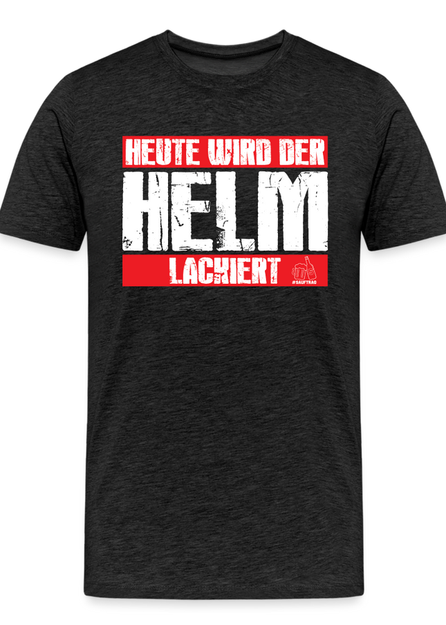 Helm lackiert T-Shirt - Anthrazit