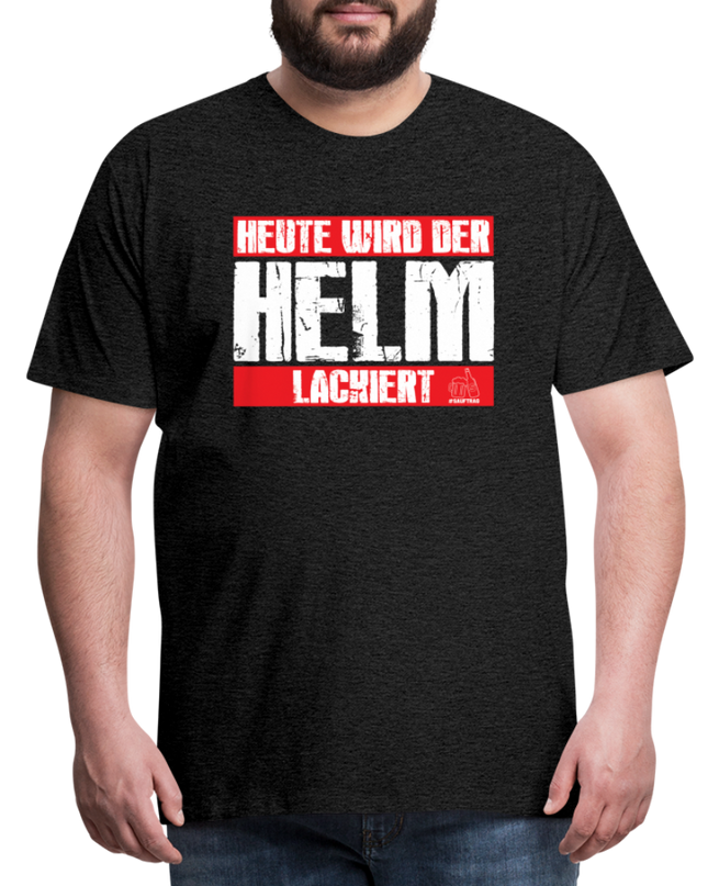 Helm lackiert T-Shirt - Anthrazit