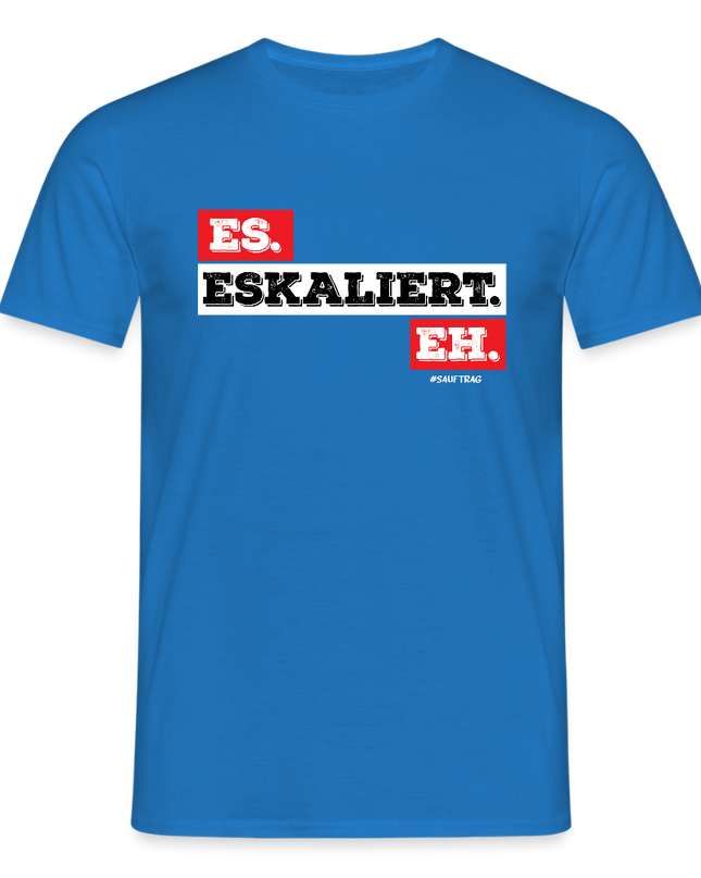 Eskaliert T-Shirt - Royalblau