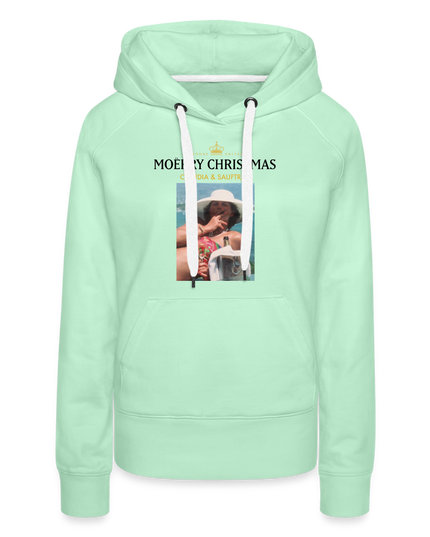 Claudia x SAUFTRAG Hoodie - helles Mintgrün