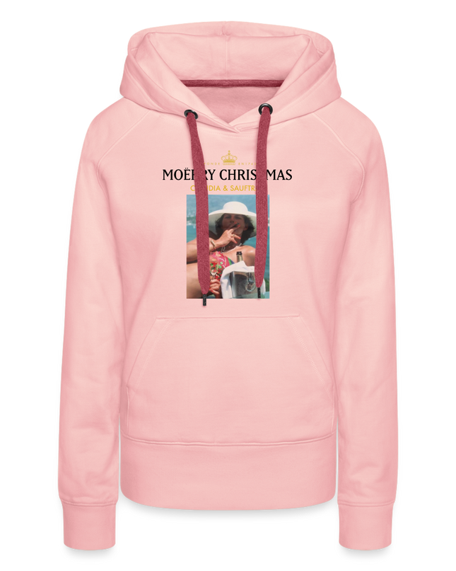 Claudia x SAUFTRAG Hoodie - Kristallrosa