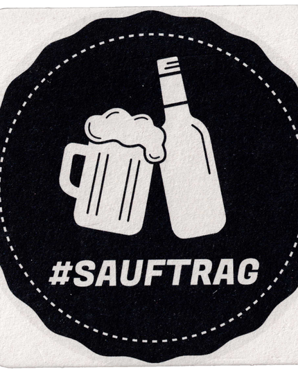 Bierdeckel - Sauftrag