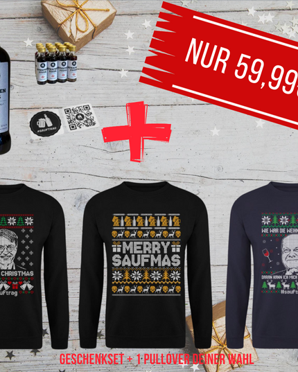 Weihnachts Geschenkset - Pullover + Synapsenfeuer-Set