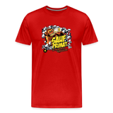 Saufprimat - Männer Premium T-Shirt - Rot