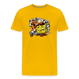 Saufprimat - Männer Premium T-Shirt - Sonnengelb