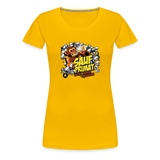 Saufprimat - Frauen Premium T-Shirt - Sonnengelb