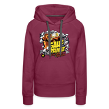 Saufprimat - Frauen Premium Hoodie - Bordeaux