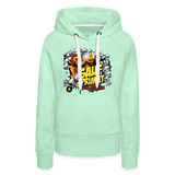 Saufprimat - Frauen Premium Hoodie - helles Mintgrün