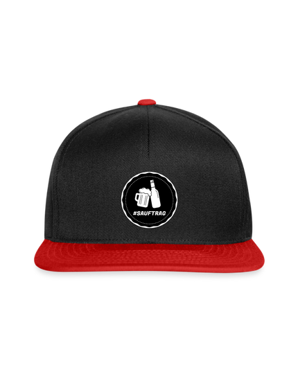 Sauftrag Cap - Schwarz/Rot
