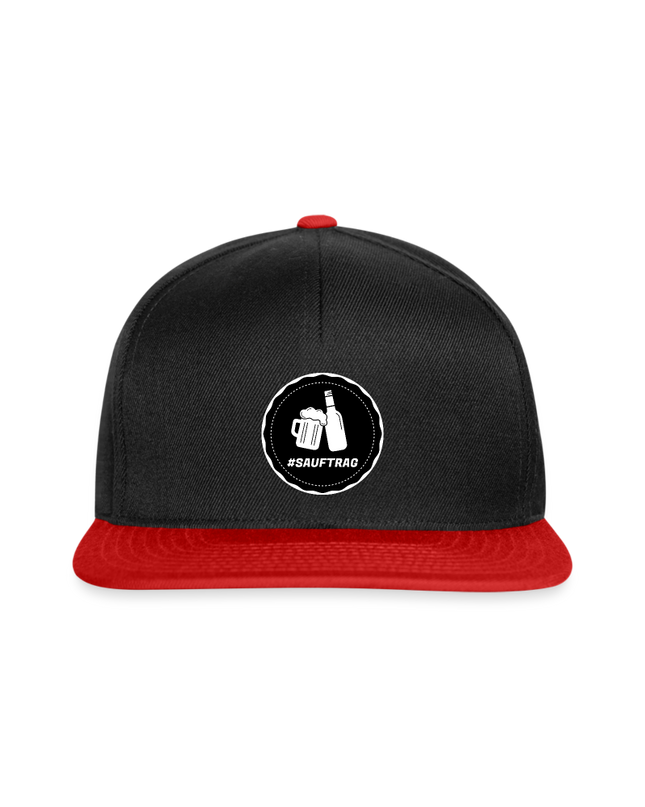 Sauftrag Cap - Schwarz/Rot