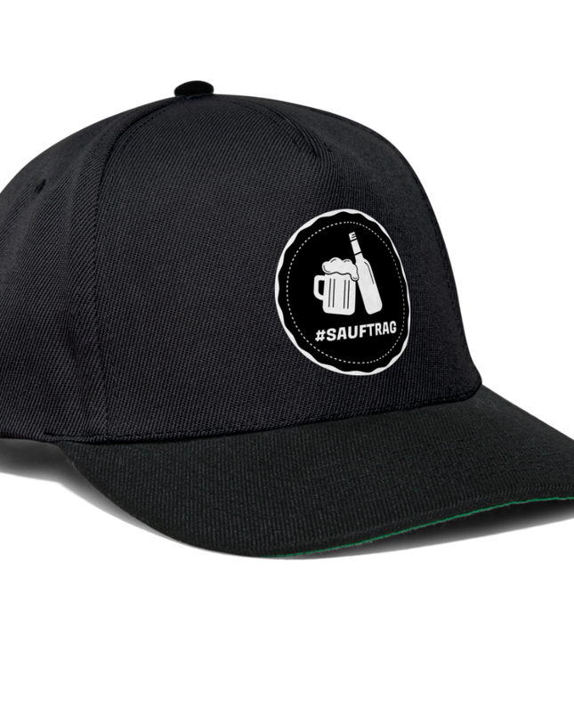 Sauftrag Cap - Schwarz/Schwarz