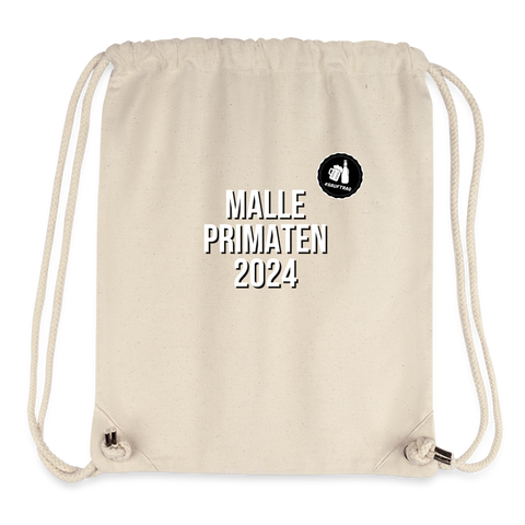 Malle Primaten Sauftasche - Naturweiß