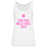 Sauftrag Malle Girls Premium Tank Top - weiß