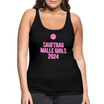 Sauftrag Malle Girls Premium Tank Top - Schwarz