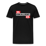 Eskaliert T-Shirt - Schwarz