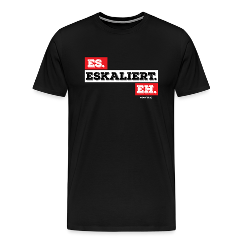 Eskaliert T-Shirt - Schwarz