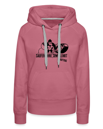 "Saufen ohne Limit" Frauen Hoodie